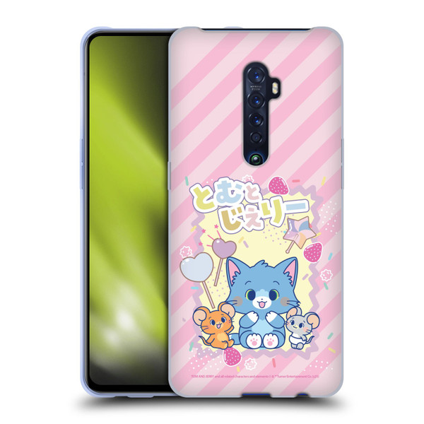 Tom and Jerry Gokko Graphics Character Art Soft Gel Case for OPPO Reno 2
