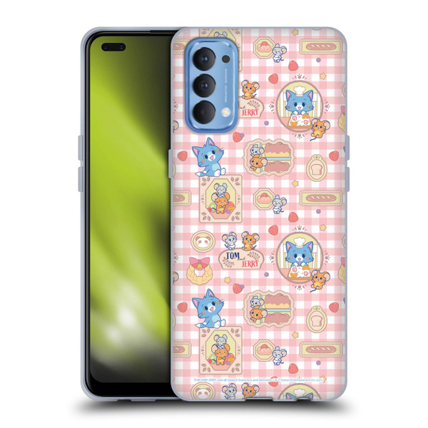 Tom and Jerry Gokko Graphics Baking Pattern Soft Gel Case for OPPO Reno 4 5G