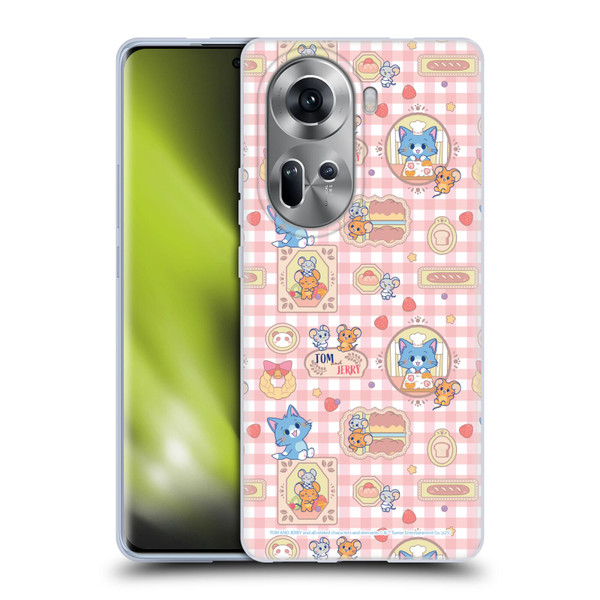 Tom and Jerry Gokko Graphics Baking Pattern Soft Gel Case for OPPO Reno11