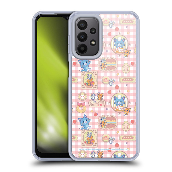 Tom and Jerry Gokko Graphics Baking Pattern Soft Gel Case for Samsung Galaxy A23 / 5G (2022)