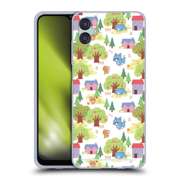 Tom and Jerry Gokko Graphics Trees Pattern Soft Gel Case for Samsung Galaxy M04 5G / A04e