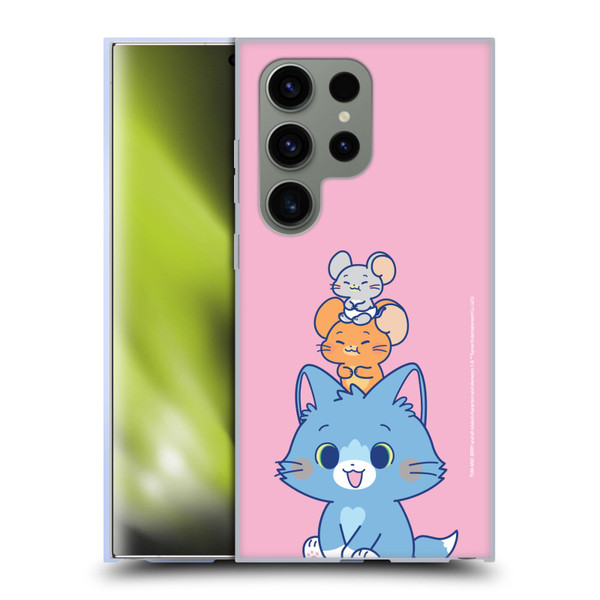 Tom and Jerry Gokko Graphics Characters Soft Gel Case for Samsung Galaxy S24 Ultra 5G