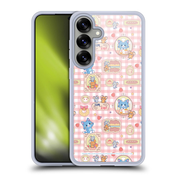 Tom and Jerry Gokko Graphics Baking Pattern Soft Gel Case for Samsung Galaxy S25+