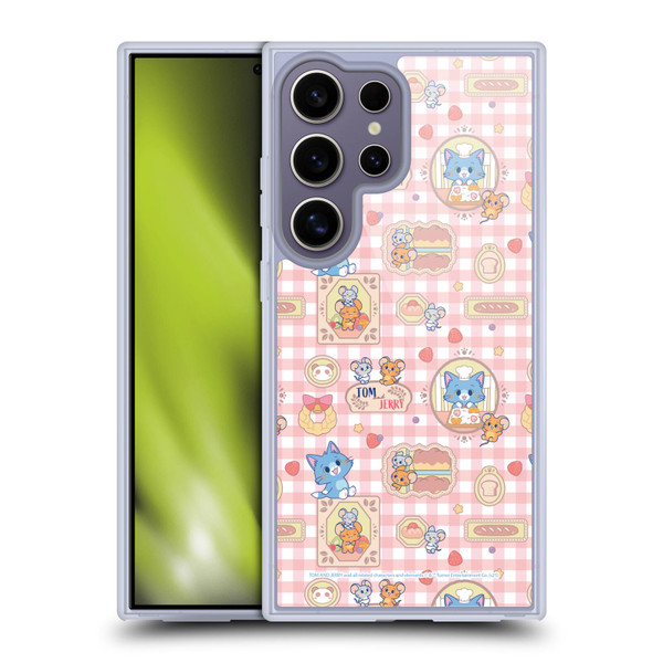 Tom and Jerry Gokko Graphics Baking Pattern Soft Gel Case for Samsung Galaxy S25 Ultra