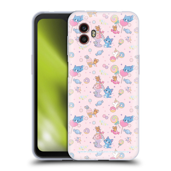 Tom and Jerry Gokko Graphics Sweets Pattern Soft Gel Case for Samsung Galaxy Xcover6 Pro/Pro2