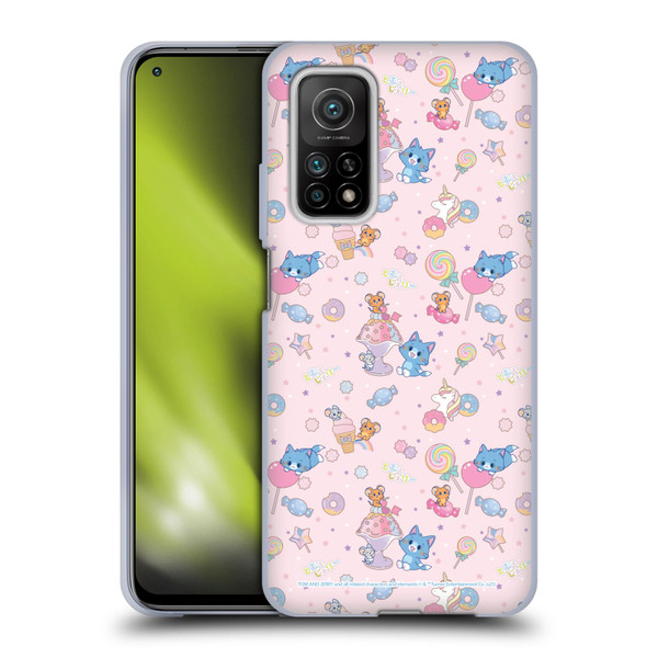 Tom and Jerry Gokko Graphics Sweets Pattern Soft Gel Case for Xiaomi Mi 10T 5G