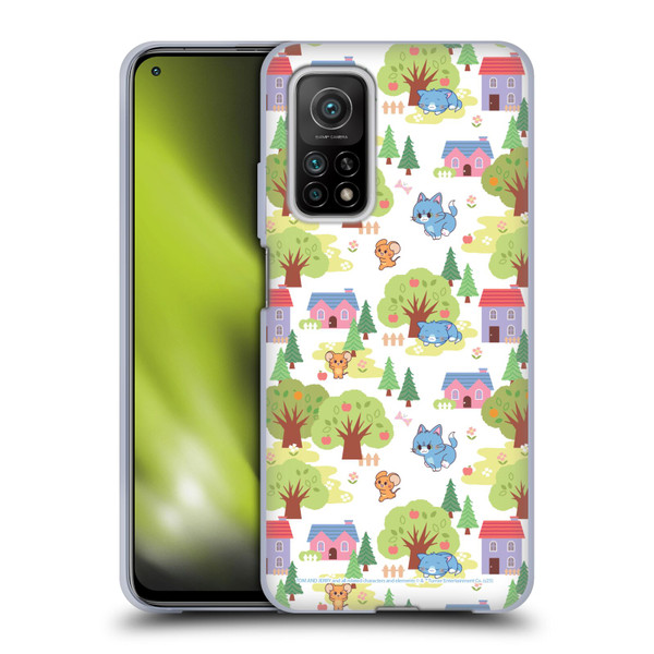 Tom and Jerry Gokko Graphics Trees Pattern Soft Gel Case for Xiaomi Mi 10T 5G