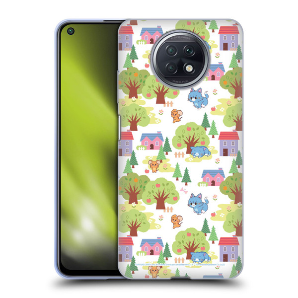 Tom and Jerry Gokko Graphics Trees Pattern Soft Gel Case for Xiaomi Redmi Note 9T 5G
