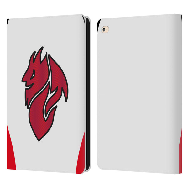 AC Milan 2025/26 Crest Kit Away Leather Book Wallet Case Cover For Apple iPad Air 2 (2014)