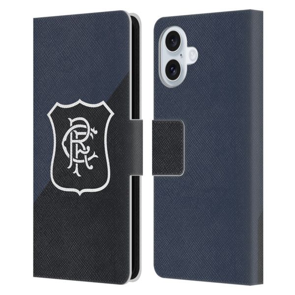 Rangers FC 2025/26 Kit Third Leather Book Wallet Case Cover For Apple iPhone 16 Plus
