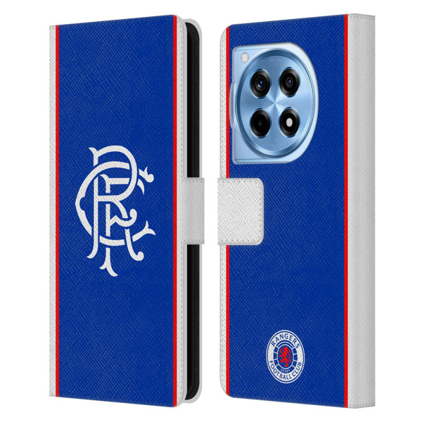 Rangers FC 2025/26 Kit Home Leather Book Wallet Case Cover For OnePlus 12R