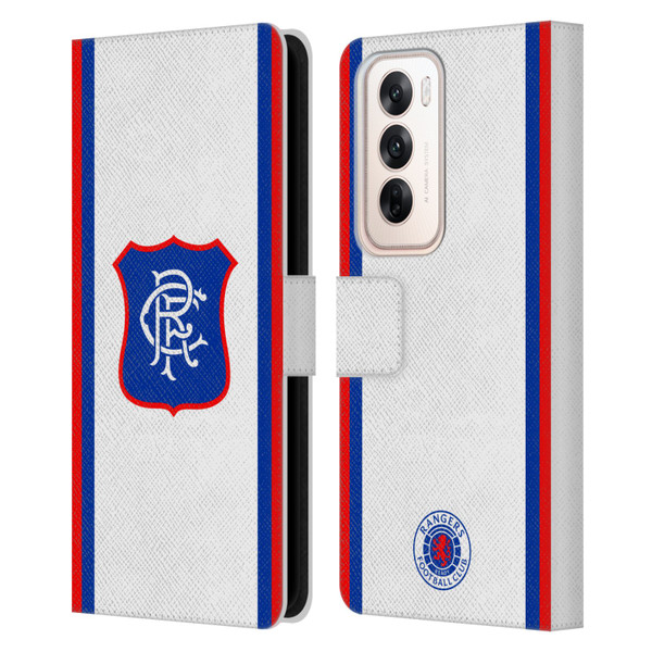Rangers FC 2025/26 Kit Away Leather Book Wallet Case Cover For OPPO Reno12 5G
