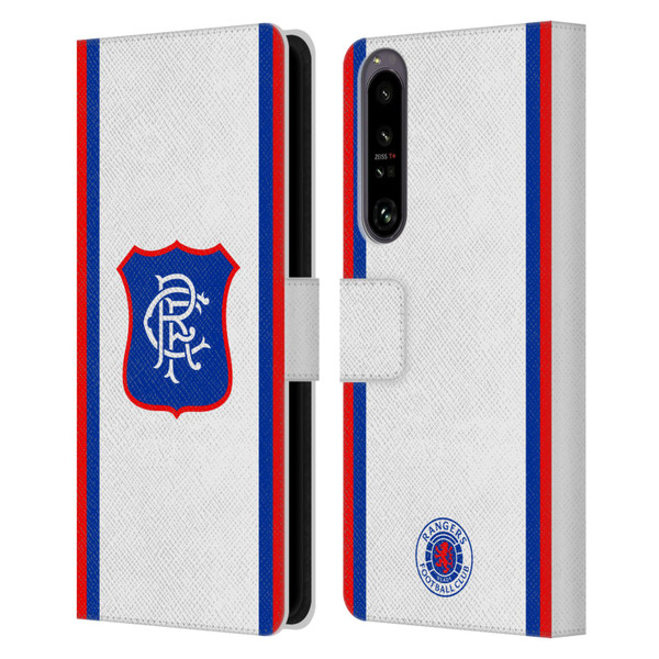 Rangers FC 2025/26 Kit Away Leather Book Wallet Case Cover For Sony Xperia 1 IV