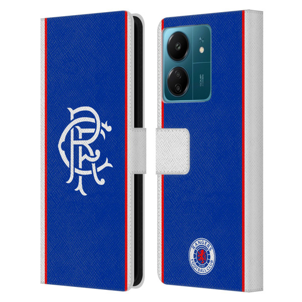 Rangers FC 2025/26 Kit Home Leather Book Wallet Case Cover For Xiaomi Redmi 13C 4G Rangers FC 2025/26 Kit Home Leather Book Wallet Case Cover For Xiaomi Redmi 13C 4G