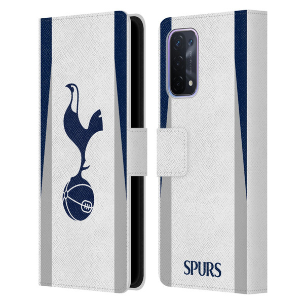 Tottenham Hotspur F.C. 2025/26 Badge Kit Home Leather Book Wallet Case Cover For OPPO A54 5G