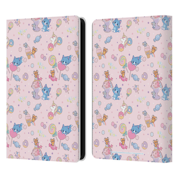 Tom and Jerry Gokko Graphics Sweets Pattern Leather Book Wallet Case Cover For Amazon Kindle Paperwhite 5 (2021)
