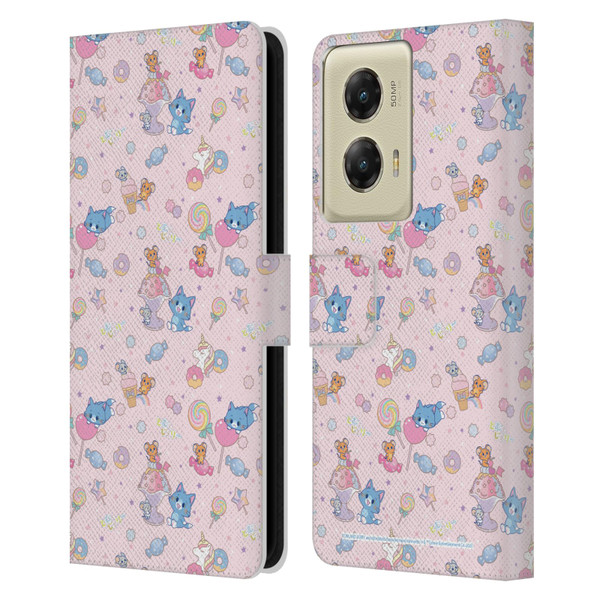 Tom and Jerry Gokko Graphics Sweets Pattern Leather Book Wallet Case Cover For Motorola Moto G Stylus 5G (2024) Tom and Jerry Gokko Graphics Sweets Pattern Leather Book Wallet Case Cover For Motorola Moto G Stylus 5G (2024)