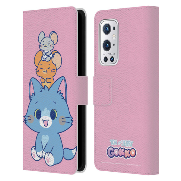 Tom and Jerry Gokko Graphics Characters Leather Book Wallet Case Cover For OnePlus 9 Pro