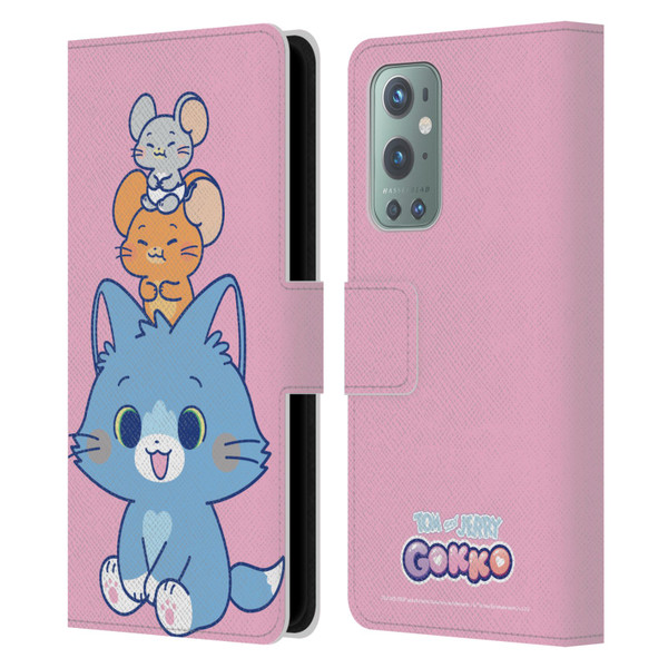 Tom and Jerry Gokko Graphics Characters Leather Book Wallet Case Cover For OnePlus 9