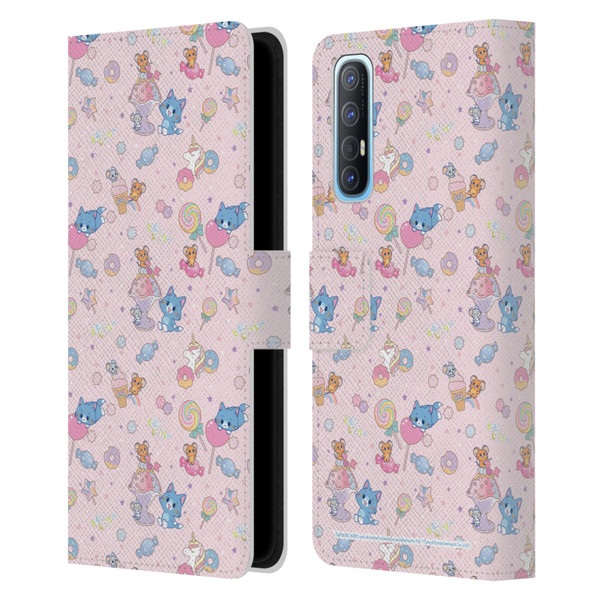 Tom and Jerry Gokko Graphics Sweets Pattern Leather Book Wallet Case Cover For OPPO Find X2 Neo 5G Tom and Jerry Gokko Graphics Sweets Pattern Leather Book Wallet Case Cover For OPPO Find X2 Neo 5G