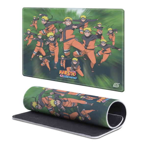 Naruto Shippuden Graphic Art Naruto Kagebunshin Gaming Office Desk PC Keyboard Mouse Mat Pad - S