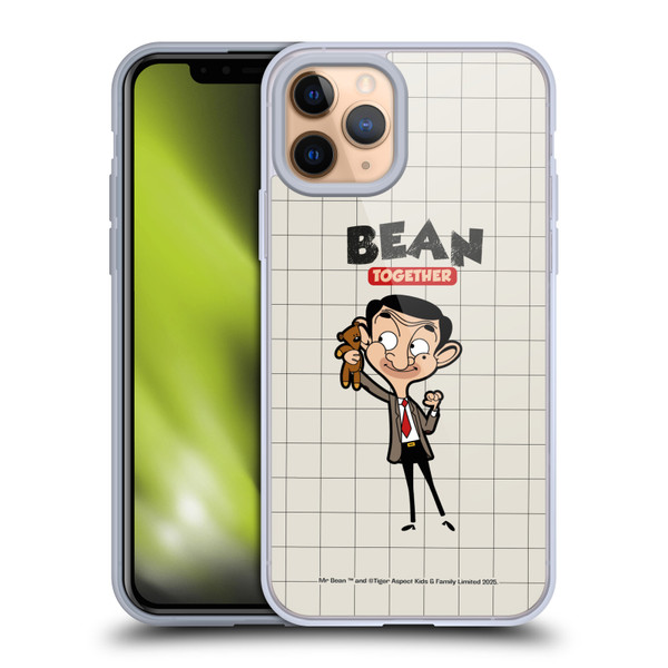 Mr. Bean: The Animated Series Graphic Art With Teddy Soft Gel Case for Apple iPhone 11 Pro