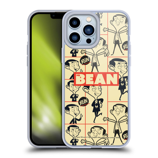 Mr. Bean: The Animated Series Graphic Art Collage Soft Gel Case for Apple iPhone 13 Pro Max