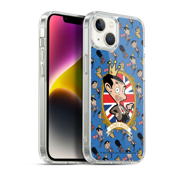Mr. Bean: The Animated Series Graphic Art Royal Bean Soft Gel Case for Apple iPhone 14 Plus & MagSafe