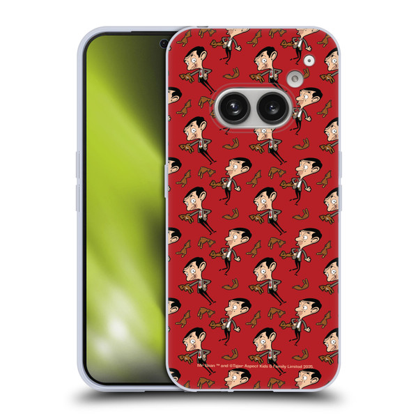Mr. Bean: The Animated Series Graphic Art Teddy Pattern Soft Gel Case for Nothing Phone (2a)