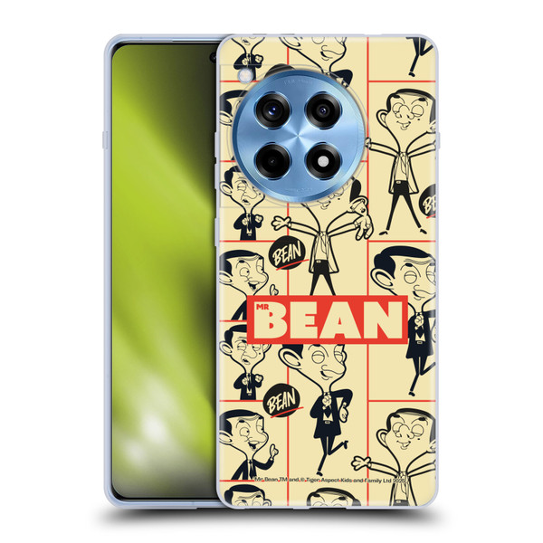 Mr. Bean: The Animated Series Graphic Art Collage Soft Gel Case for OnePlus 12R