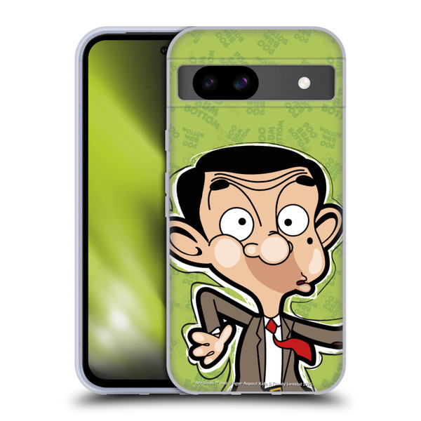 Mr. Bean: The Animated Series Graphic Art Face Soft Gel Case for Google Pixel 8a