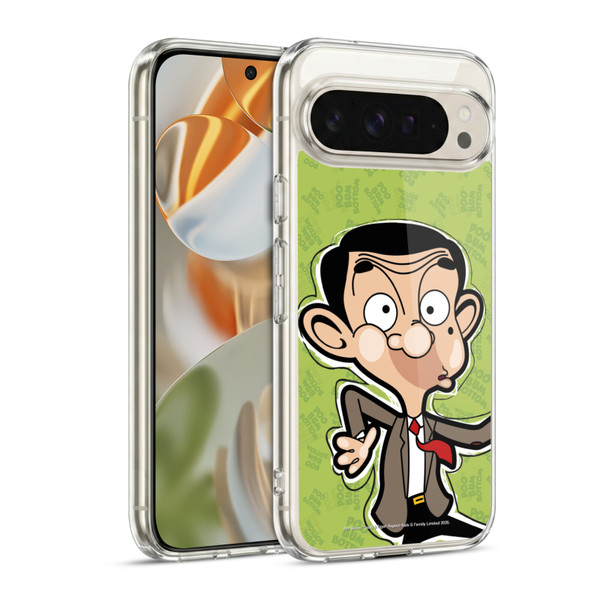 Mr. Bean: The Animated Series Graphic Art Face Soft Gel Case for Google Pixel 9 / Pixel 9 Pro