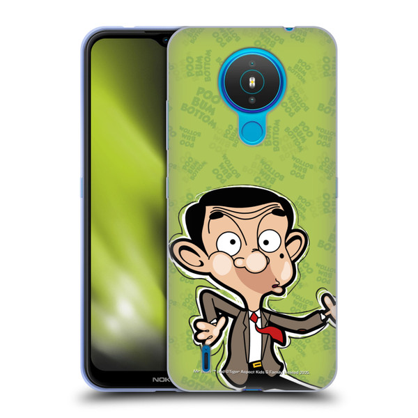 Mr. Bean: The Animated Series Graphic Art Face Soft Gel Case for Nokia 1.4