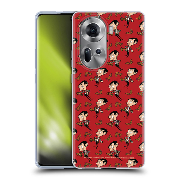 Mr. Bean: The Animated Series Graphic Art Teddy Pattern Soft Gel Case for OPPO Reno11
