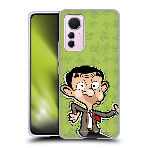 Mr. Bean: The Animated Series Graphic Art Face Soft Gel Case for Xiaomi 12 Lite