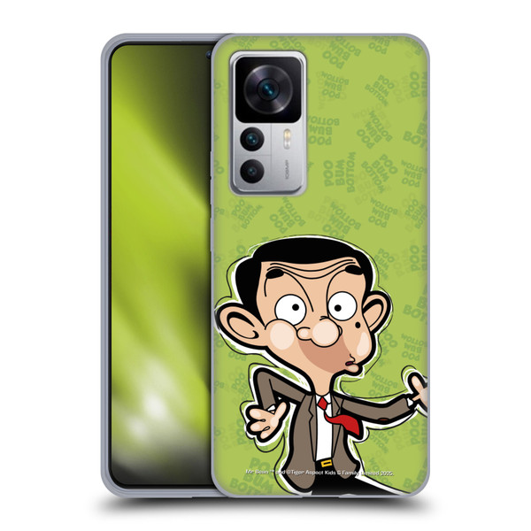 Mr. Bean: The Animated Series Graphic Art Face Soft Gel Case for Xiaomi 12T 5G / 12T Pro 5G / Redmi K50 Ultra 5G