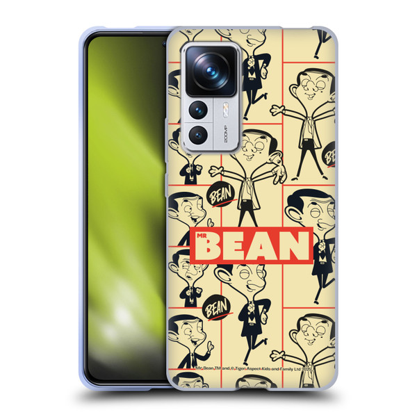 Mr. Bean: The Animated Series Graphic Art Collage Soft Gel Case for Xiaomi 12T Pro