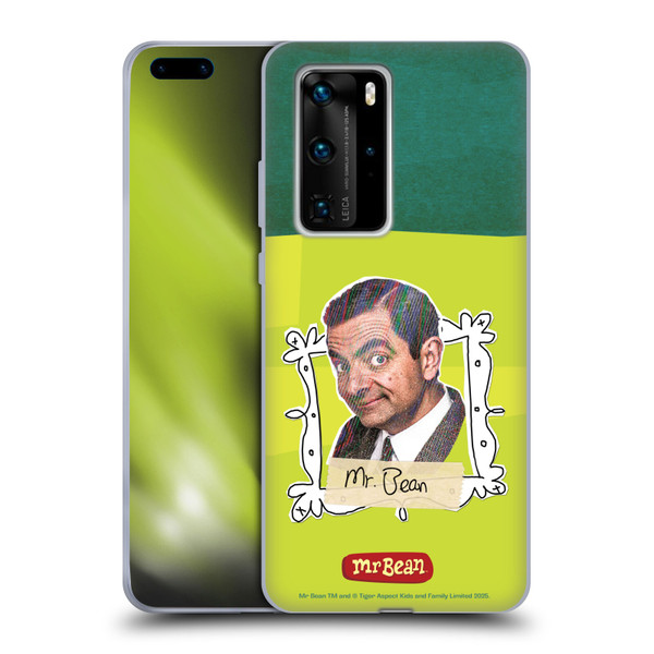 Mr. Bean Doodle Art With Teddy Soft Gel Case for Huawei P40 Pro / P40 Pro Plus 5G