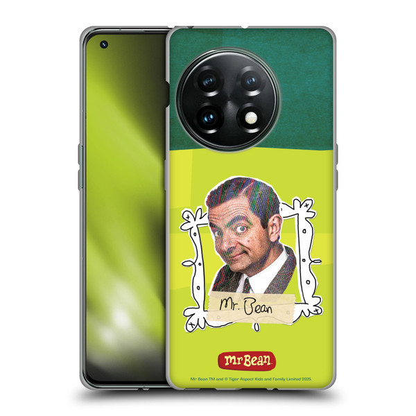 Mr. Bean Doodle Art With Teddy Soft Gel Case for OnePlus 11 5G