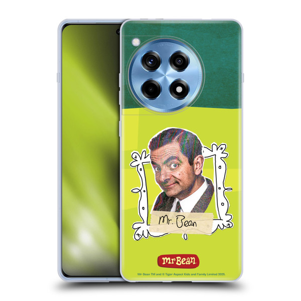 Mr. Bean Doodle Art With Teddy Soft Gel Case for OnePlus 12R