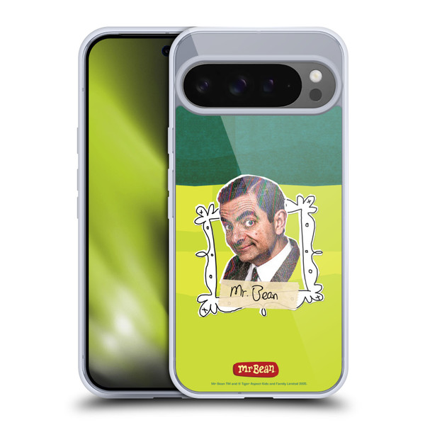 Mr. Bean Doodle Art With Teddy Soft Gel Case for Google Pixel 9 Pro XL