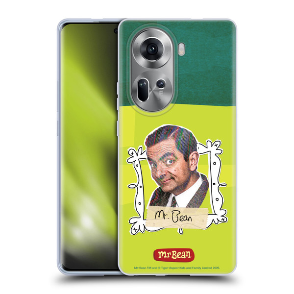 Mr. Bean Doodle Art With Teddy Soft Gel Case for OPPO Reno11