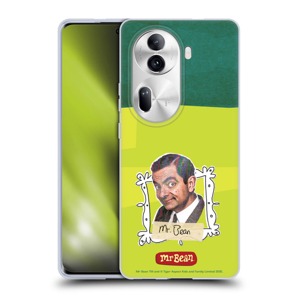 Mr. Bean Doodle Art With Teddy Soft Gel Case for OPPO Reno11 Pro
