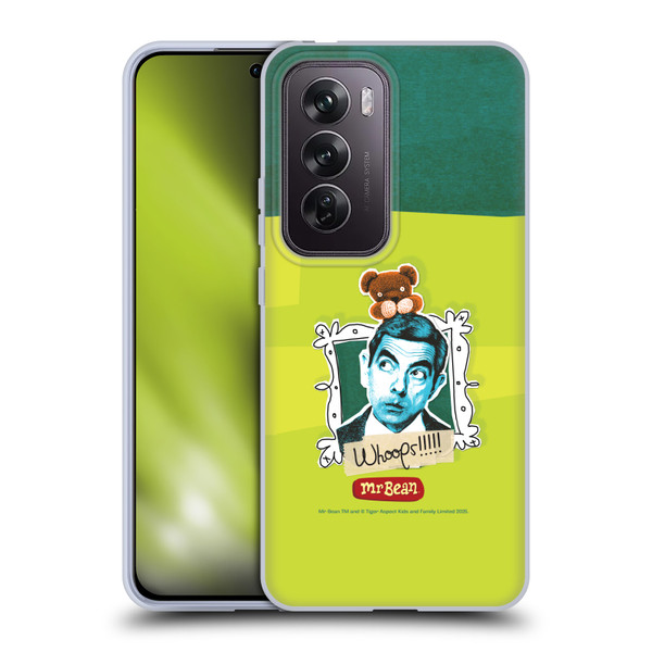 Mr. Bean Doodle Art Portrait Soft Gel Case for OPPO Reno12 Pro 5G