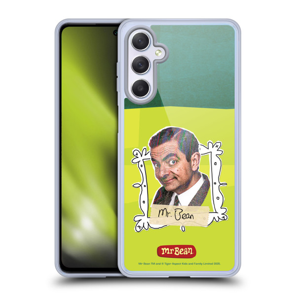 Mr. Bean Doodle Art With Teddy Soft Gel Case for Samsung Galaxy M54 5G