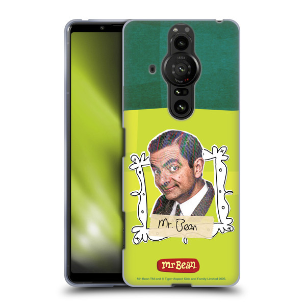 Mr. Bean Doodle Art With Teddy Soft Gel Case for Sony Xperia Pro-I