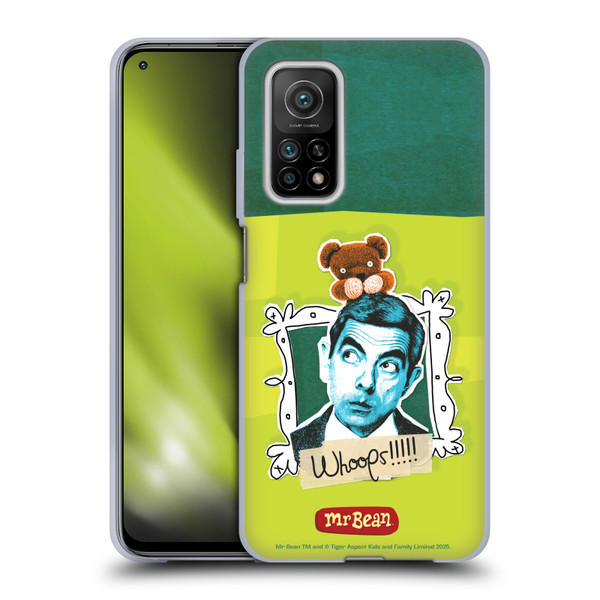 Mr. Bean Doodle Art Portrait Soft Gel Case for Xiaomi Mi 10T 5G