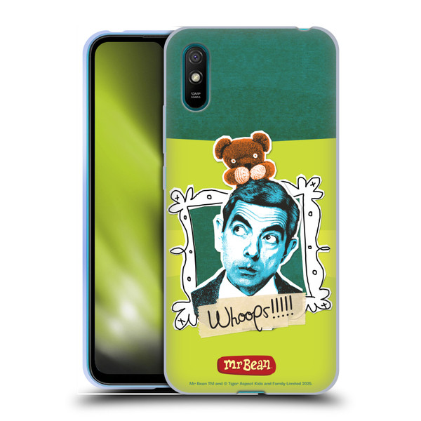 Mr. Bean Doodle Art Portrait Soft Gel Case for Xiaomi Redmi 9A / Redmi 9AT