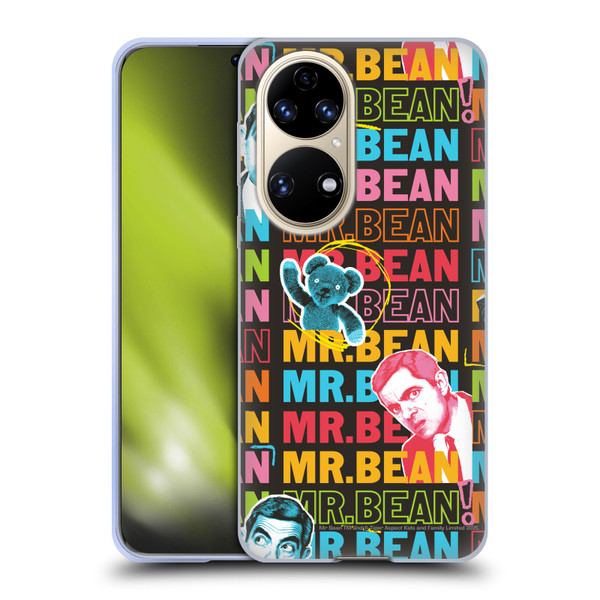 Mr. Bean Graphic Art With Teddy Soft Gel Case for Huawei P50