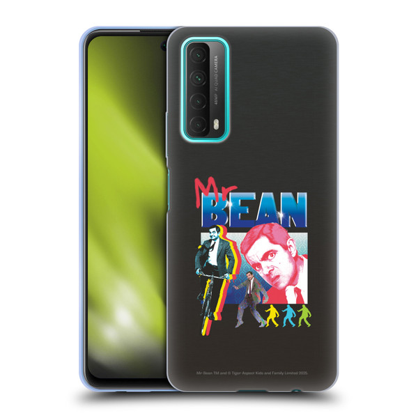 Mr. Bean Graphic Art Bike Soft Gel Case for Huawei P Smart (2021)